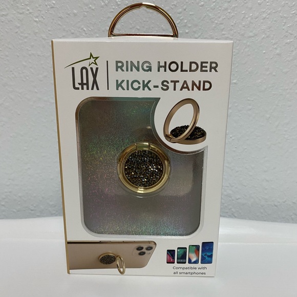 Lax Ring Phone Holder Kick-Stand Elegant - Picture 2 of 3